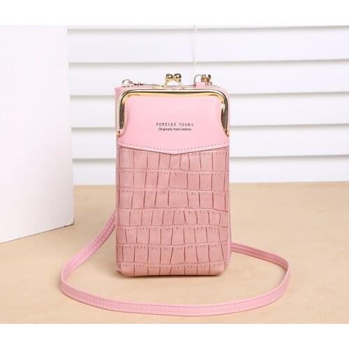 Fashion Women Small Crossbody Bag Classic Crocodile Pattern PU Leahter Shoulder Handbags Lightweight Chain Strap Messenger Purse