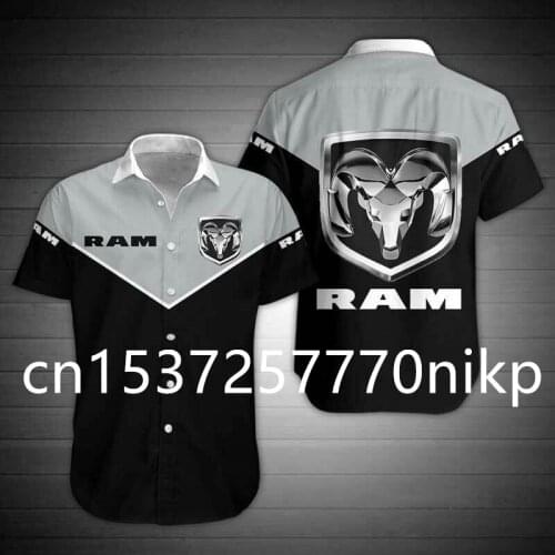 2021 Spring&Summer New RAM Mens Shirt High Quality Mens Clothing 3D Anime Oversized T-shirt Harajuku Casual Button Cardigan