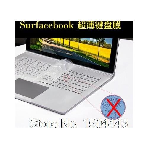 New Washable Laptop Keyboard Cover For Microsoft Surface Book 13.5" Waterproof Cover Film For SurfaceBook Dustproof