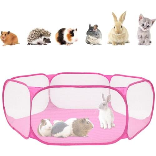 Pet Playpen Portable Indoor / Outdoor Small Animal Cage Cat Dog Rabbit Game Playground Hamster Chinchillas Guinea- Pigs Fence