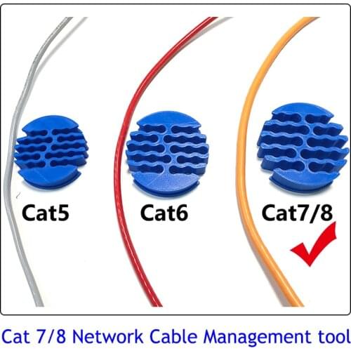 24 Holes Network cable Comb Cat7 Cat8 Category For Wiring Cable/ Management / Fixing Cable Tool 20MM thick professional tool