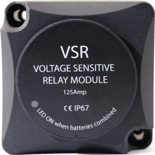 Voltage Sensitive Relay 12V 125A Automatic Charging Sensing Relay (VSR) Yacht Ship Dual Battery Isolator Auto Parts