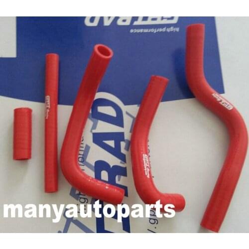 FOR Suzuki RM125/RM 125 1989-1991 1989 1990 1991 silicone radiator coolant hose RED