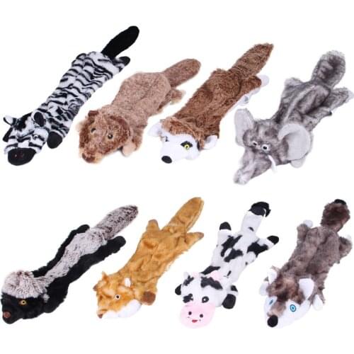 Pet supplies large breed dogs bite vent plush toy cows