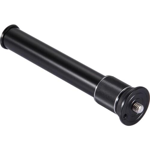 Black Mental Extension Rod Tripod Mount Adjustable Length 190-300mm Monopod Extension Rod Camera Accessories for DSLR SLR Camera