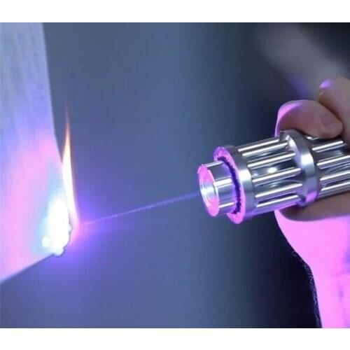 Hight Powerful Blue Laser Torch 450nm 1000m Focusable Laser sight Pointers Lazer Flashlight Burning Match/Burn cigars