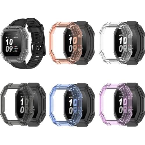 TPU Watch Protective Case Cover For Huami Amazfit Ares Protection Cover Shell Smart Watch Bracelet Hollow Protector Frame 2021