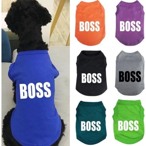 100% cotton pet clothes dog vest dog shirt French bulldog Chihuahua breathable anti-hair loss XS-3XL small, medium and large dog