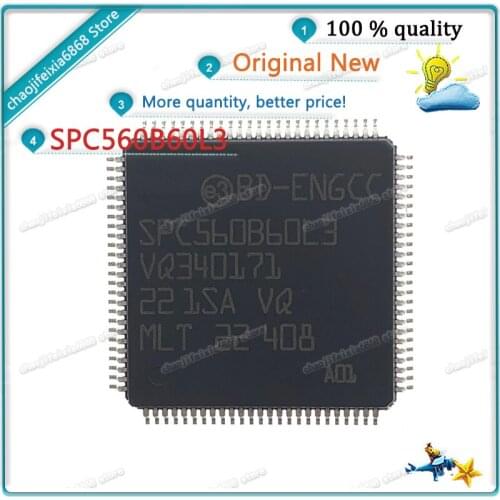 1pcs-20pcs/lot! SPC560B60L3 QFP-100 560B60L3 New Land Rover KVM computer Board fragile CPU Chip NEW ORIGINAL