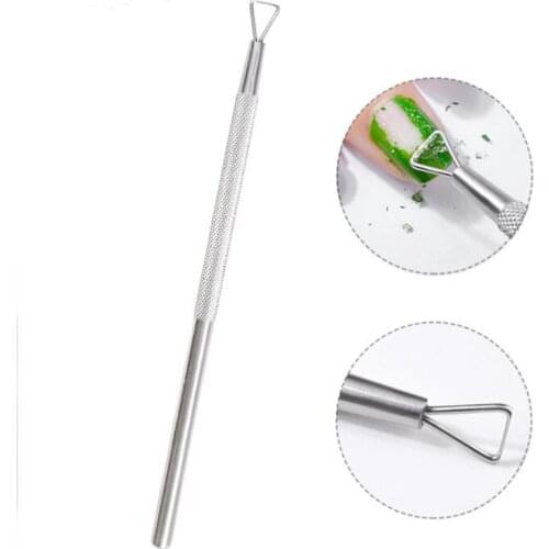 1 Pc Nail Tools Unloading A Planer Oil Glue Dead Skin Push Nail Polish Armor Down