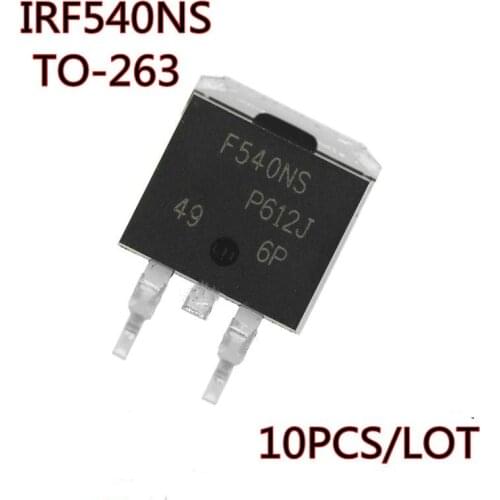 10PCS/LOT F540NS IRF540NS F540S IRF540S TO-263 MOS FET New In Stock