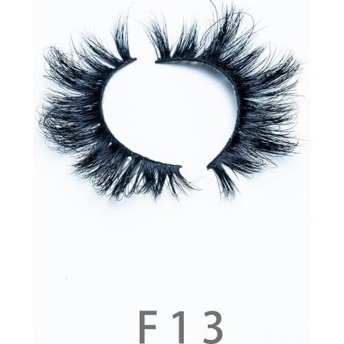 14-18mm F13 Eyelashes 3D Mink Lashes High Volume Handmade Mink False Eyelashes Thick Full Strip Lashes Cruelty Free Cilios Tools