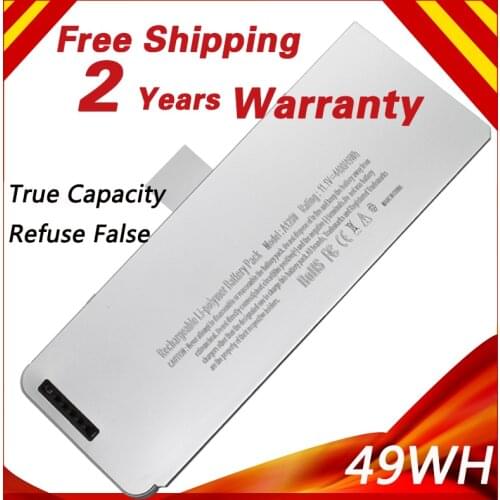 Golooloo 11.1V 4400mAh A1280 Laptop Battery For APPLE For MACBOOK 13" A1278 ( 2008 years )MB466J/A MB467*/A MC516CH/A MB771