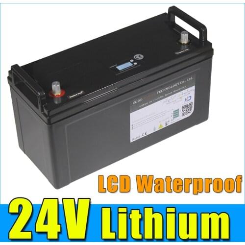 Strong power 24V 200Ah Deep Cycle lithium Battery Pack for power tools inverter 20A charger
