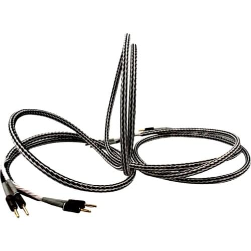 12TC Hifi Audio Speaker Cable with Banana Plug for Amplifier CD Player Home theatre