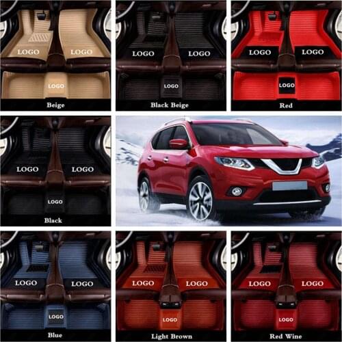 Auto Carpet Cover Car Floor Mats for Nissan Sentra X-trail Murano GT-R Kicks Rugue Patrol Teana Maxima Car Foot Mats Floor Mat