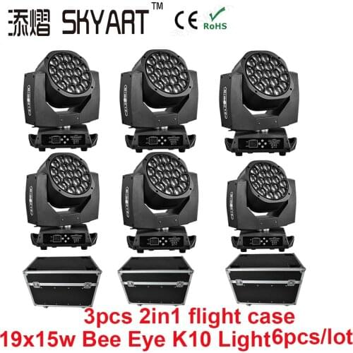 Big Bee Eye K10 19*15W Rgbw 4in1 Zoom Led Moving Head Light