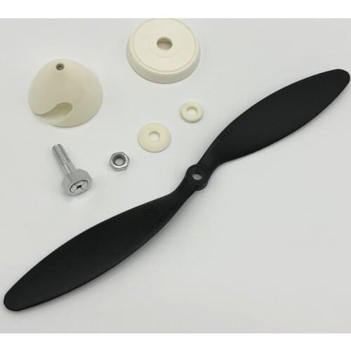 RC Hobby Part 2 Blade Propeller with Spinner 7 inch 8 inch 9 inch Optional