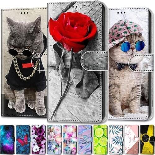 Cute Funny Painted Flip Leather Case on For Xiaomi Redmi Note 5A Prime 5 Pro 5Plus Redmi5 A Coque Wallet Animal Pattern Cover