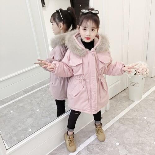 4-16Y Winter Clothes Children Jackets for Girls Outfits Kids Coat Thick Girl Snowsuit Baby Jackets Girls Coats Toddler Fur Coats