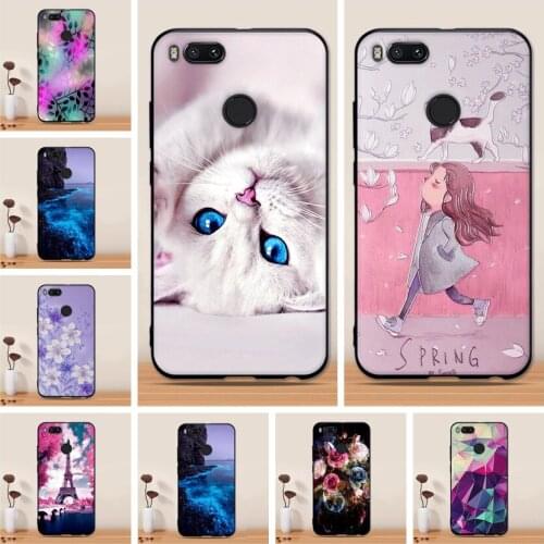 For Fundas Xiaomi Mi A1 Case Cover Silicone TPU Phone Case For Xiaomi Mi A1 Mi 5X Cover Case Coque For Xiaomi Mi A1 Capas Shell