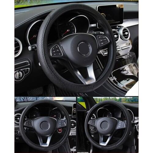 Breathable Leather Anti-Slip Car Steering Wheel Cover For Infiniti Q50 FX35 FX FX37 G37 G35 QX70 G35 Car Styling