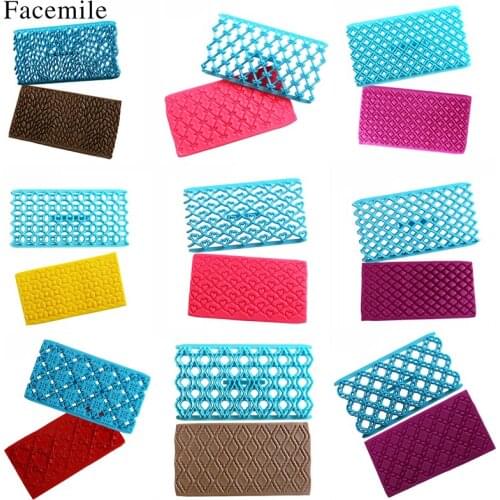 Facemile 1PCS Hollow Cookie Gift Sugar Fondant Embosser Mould Gift Gift Tools