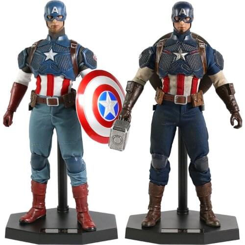Hot Toys Captain America 12" Scale Collectible Action Figure Model Toy