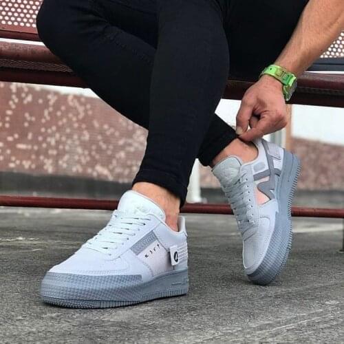 Wagoon WG019 Charcoal Male High Sole Shoes