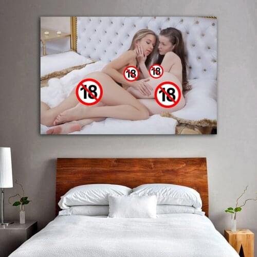 Wall Decor Art Posters Adorable Beauty Gir Panties Sexy Sultry Tease Woman Pictures Canvas Print Paintings Home Room Decorations