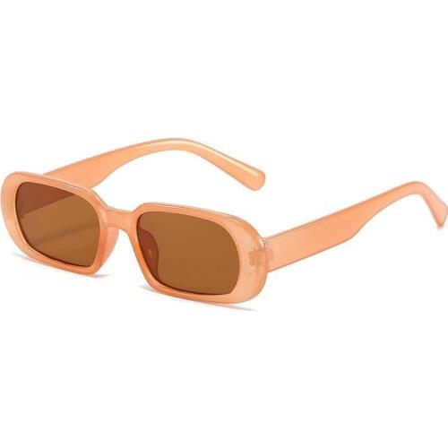 2021 Vintage Plastic Sunglasses Women/Men Candy Color Lens Lady Sun Glasses Classic Outdoor Travel Gafas De Sol Mujer