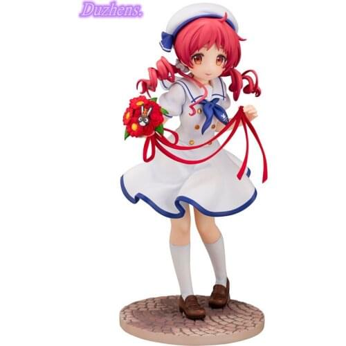 Original Japanes Anime Is the order a rabbit? Natsu Megumi Summer uniform PVC Action Figure Anime Figure Model Toys Doll Gift