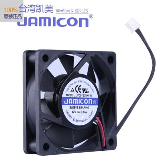 Original JAMICON JF0615S1H-R 12V 0.17A 6cm 6015 Silent Cooling fan