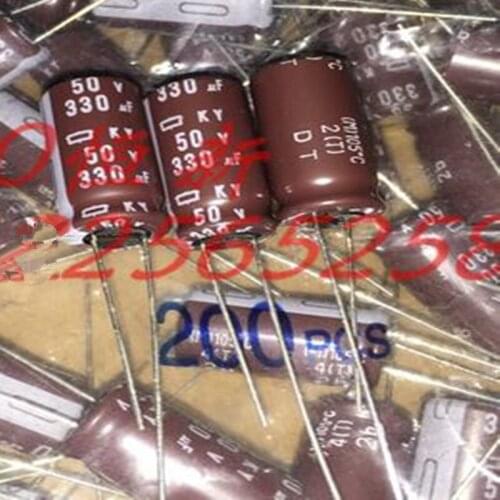 CAP Switching US 50V 330UF Size 10*20 mm NIPPONCHEMI-CON High frequency low resistance new and original