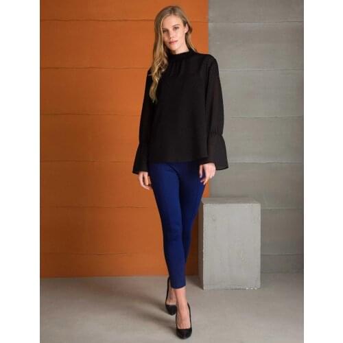 PIERRE CARDIN Black Blouses