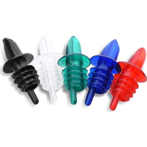 Oil Bottle Stopper Plug Seal Leak-proof Food Grade Plastic Nozzle Sprayer Liquor Dispenser Wine Pourers Bar Tools 30pcs/lots