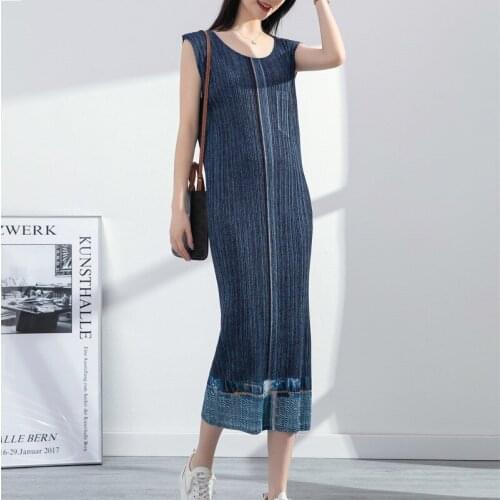 Rosbinna Fashion Denim Dresses