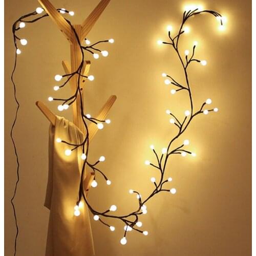 2.5M 60LED Christmas String Lights DC24V Outdoor Starry Ball Twinkle Fairy Garland Light Backyard Fence Tree Holiday Lighting