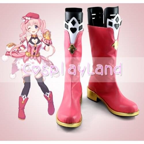 Princess Connect ! Re:Dive Tsumugi Cosplay Boots Shoes Women Shoes Customized Halloween Carnival Cosplay Costume Accessories