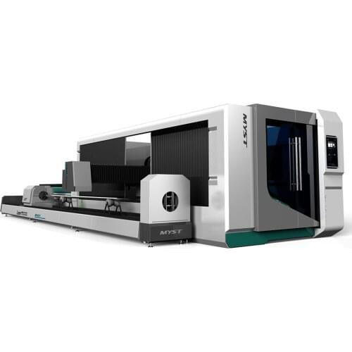 1000W 1500W 2000W Ex-table enclosed CNC fiber laser cutting machine for metal sheet and pipe tube