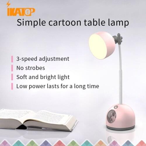 Led Eyes Protection Lamp Lighting Reading Creative simple Cartoon Lamp Usb Charging Night Light students Desk Lamp