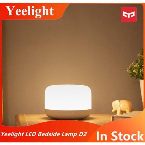 Yeelight Smart LED Bedside Lamp D2 Colorful Dimmable Night Light Table Bulb Homekit Google Assistant SmartThings Voice Control