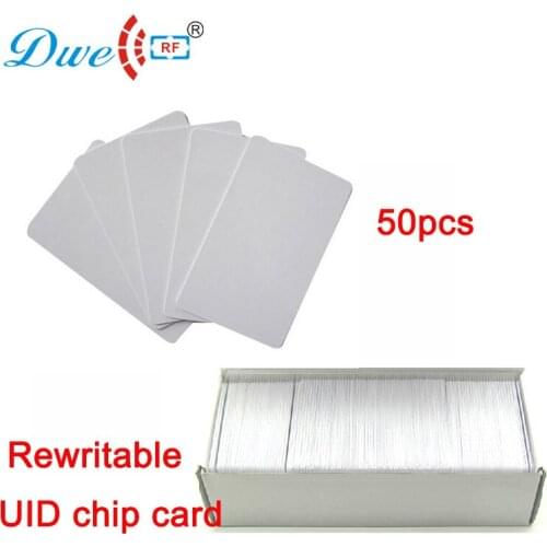 High performance copper wire RFID cards blank rewritable UID inner chip card for copy 13.56mhz mf card/tag