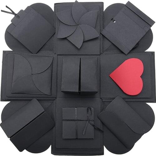 DIY Explosion Gift Box Suprise Box Valentines Day Present Scrapbook Photo Album Wedding Birthday Party Gift Boxes