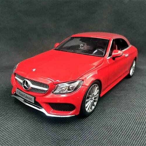 1:18 Scale A205 C-KLASSE Convertible Car Supercar Model Toy Metal Diecast Toy Vehicle for Collection Gift Collectible Display