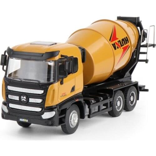 1:50 alloy concrete mixer truck model,sliding construction truck toy,simulation tank truck,free shipping