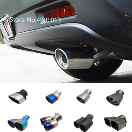 For Suzuki S-cross scross SX4 2014 2015 2016 2017 Car Cover Stainless steel Muffler End Tail Pipe Dedicate outlet Exhaust 1pcs