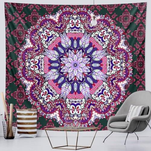 2021Indian Mandala tapestry wizardry home art decorative tapestry Hippie Bohemian decorative sofa blanket Yoga mattress sheet