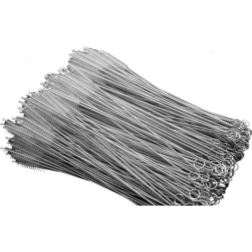 30pcs Stainless Steel Straw Cleaning Brush Nylon Straw Cleaners Cleaning Brush for Drinking Pipe Stainless Steel Glass