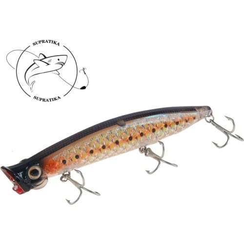 3D High Simulation Eyes Floating Wobblers Plastic Fishing Bait 13.5G/11CM Artificial Topwater Popper Fishing Lure Hard Bait